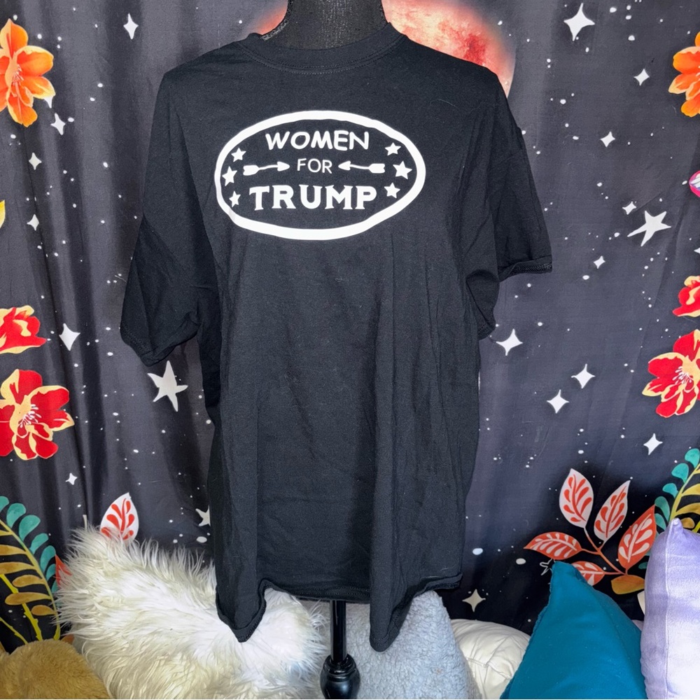 Women for Trump Black T-Shirt